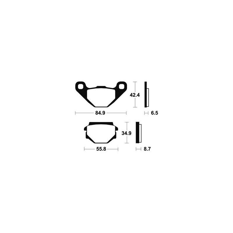 Plaquettes De Frein Ma151 Organique