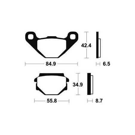 Plaquettes De Frein Ma151 Organique