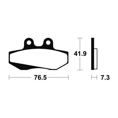 Plaquettes De Frein Ma152 Organique