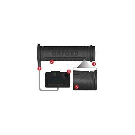 Poignées Chauffantes Oxford Atv Quad Gachette