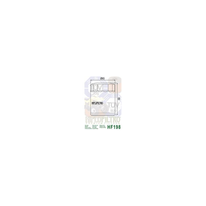 Filtre à Huile Hiflofiltro Hf198 RZR 570 Polaris