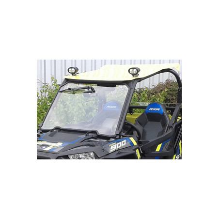 Pare Brise Verre Trempé RZR 900 S Polaris Avec Kit Essuie Glace