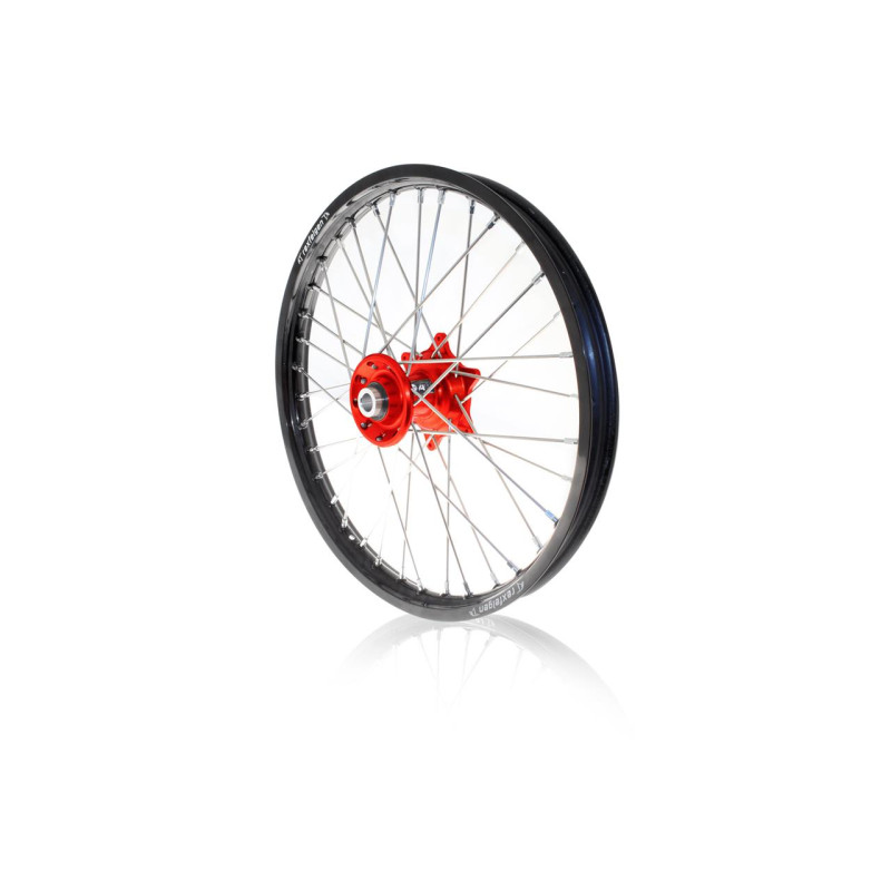 Roue Avant Art 21X1.60 Jante Noire/Moyeu Rouge CRF450R Honda
