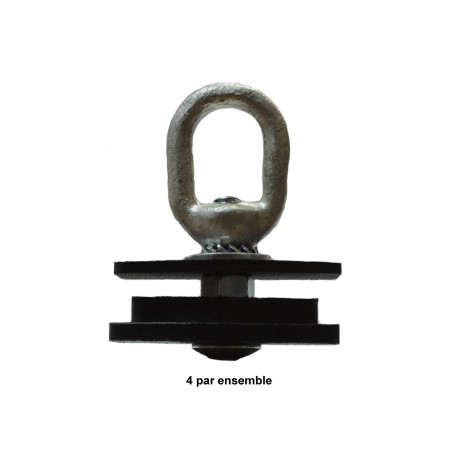 Attache-rapide de coffre ART à anneaux Maverick 1000