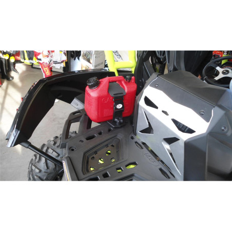 Bidon ART 5L rouge avec rack attache-rapide Maverick Can-Am