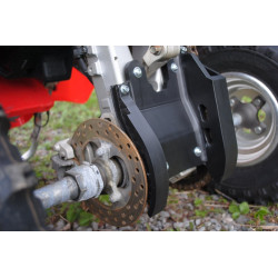 Sabot arrière AXP PHD 6mm noir Honda TRX450R