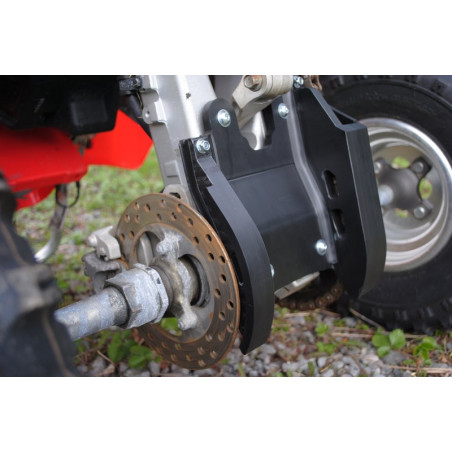 Sabot arrière AXP PHD 6mm noir Honda TRX450R