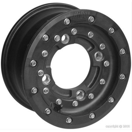 Jante avant Beadlock HiPer CF1 10x5 4x156 3+2 noire Quad