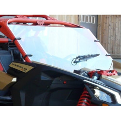 Pare Brise Polycarbonate Avec Essuie Glace 175° Maverick X3 XDS can-am fabrication française