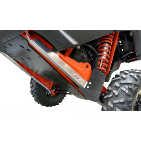 Protection Bras AR Alu + bavette PHD anti projection Maverick X3 Can-Am
