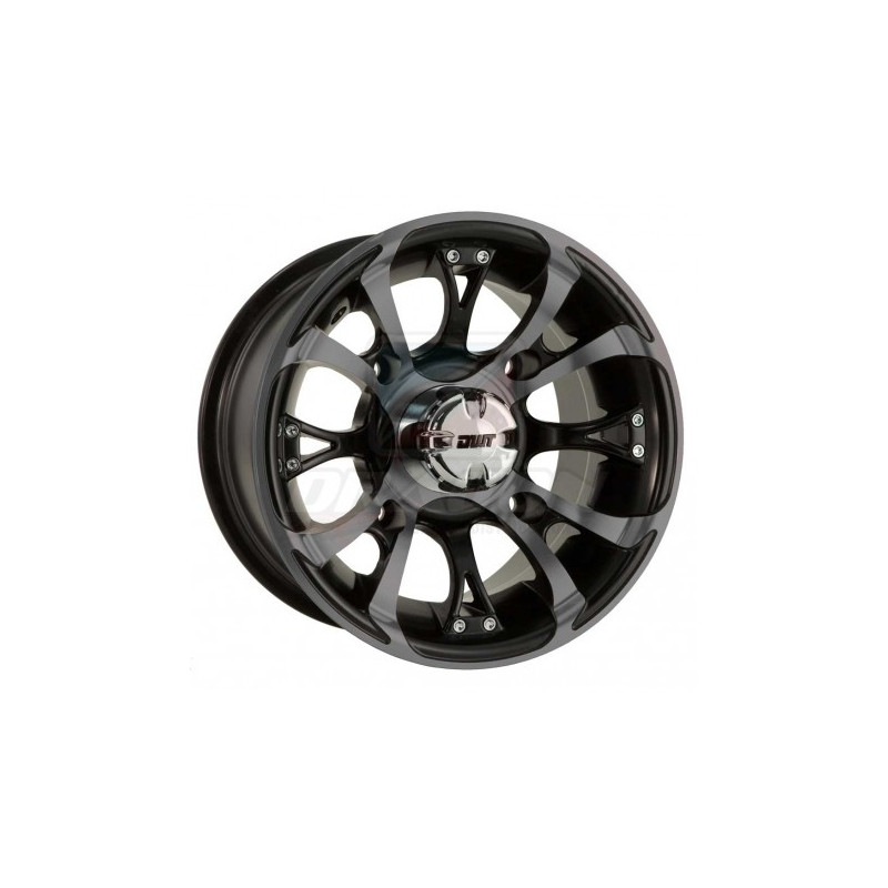 Jante Nitro Noire Chromé Douglas 12x7 4x156 4+3 Port Offert