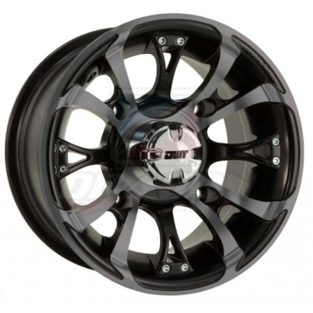 Jante Nitro Noire Chromé Douglas 12x7 4x156 4+3 Port Offert