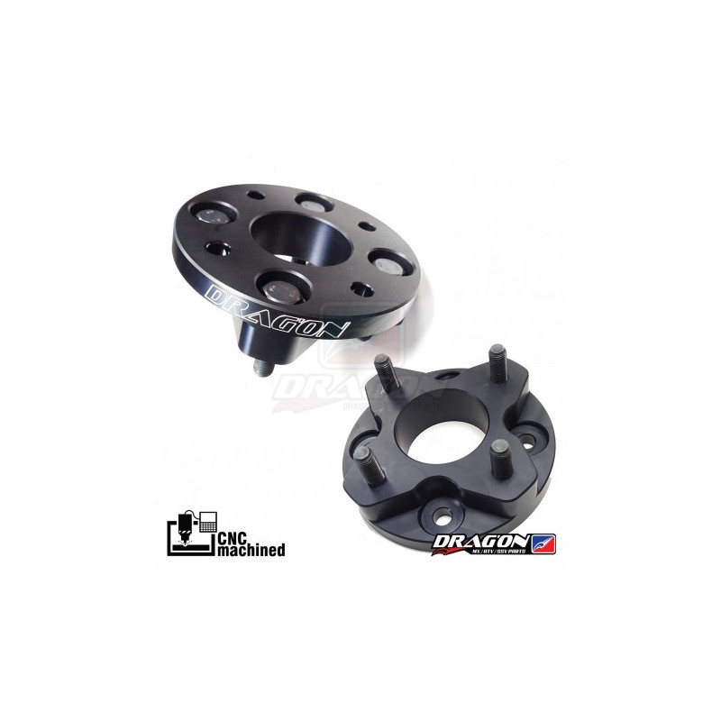 Elargisseurs Aluminium Noir +35mm 4x110 YXZ 1000 Yamaha Avant 2018 Inclus