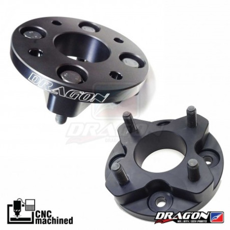 Elargisseurs Aluminium Noir +35mm 4x110 YXZ 1000 Yamaha Avant 2018 Inclus