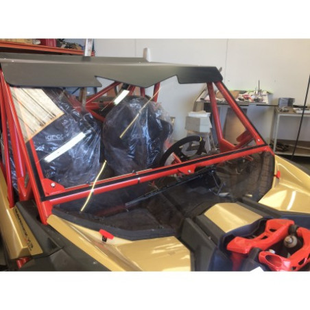 Pare Brise Polycarbonate Pour Arceau FFSA Avec Essuie Glace 175° Maverick X3 Can-am