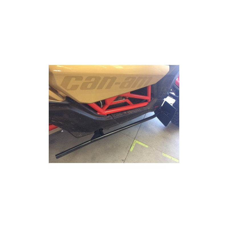 Nerfs Bar Alu Noir + Bavette PHD  Maverick X3 XRS Can-am