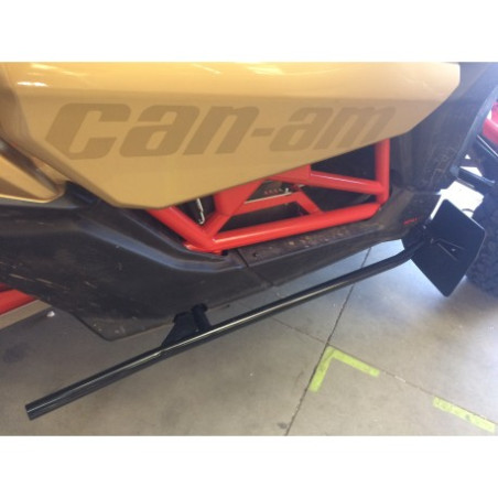 Nerfs Bar Alu Noir + Bavette PHD  Maverick X3 XRS Can-am