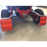 Support Arrière de Bavettes (bavettes non fournies) Maverick X3 Can-Am