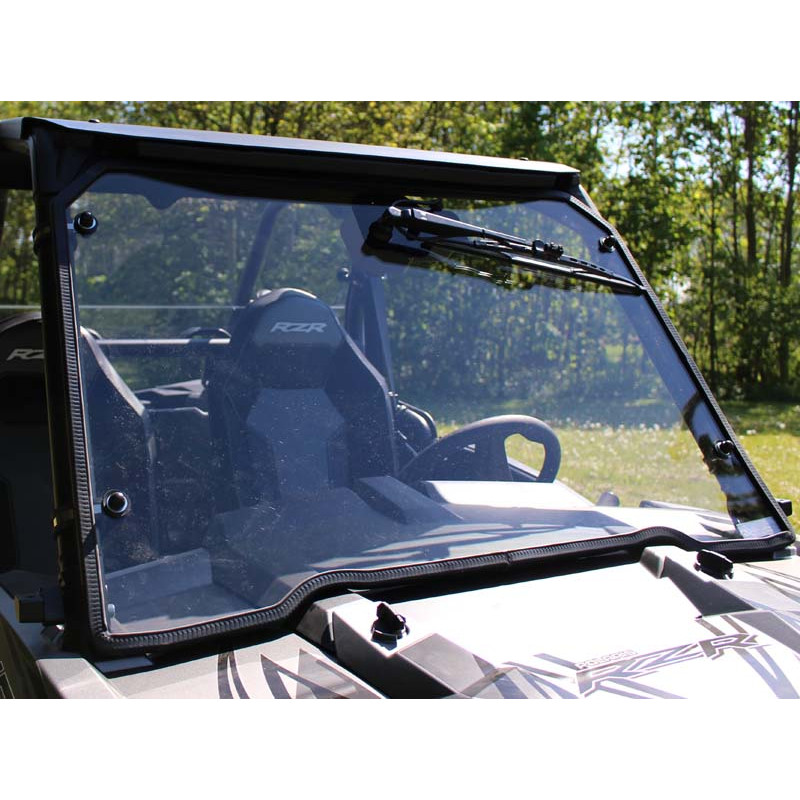 Pare Brise Polycarbonate + Essuie Glace 180°+ Lave Glace RZR 1000 Polaris jusqu'à 2018 fabrication française