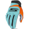 Gants Bleu Orange Homologué CE Enduro Cross