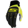 Gants Noir Jaune Fluo Homologué CE Enduro Cross