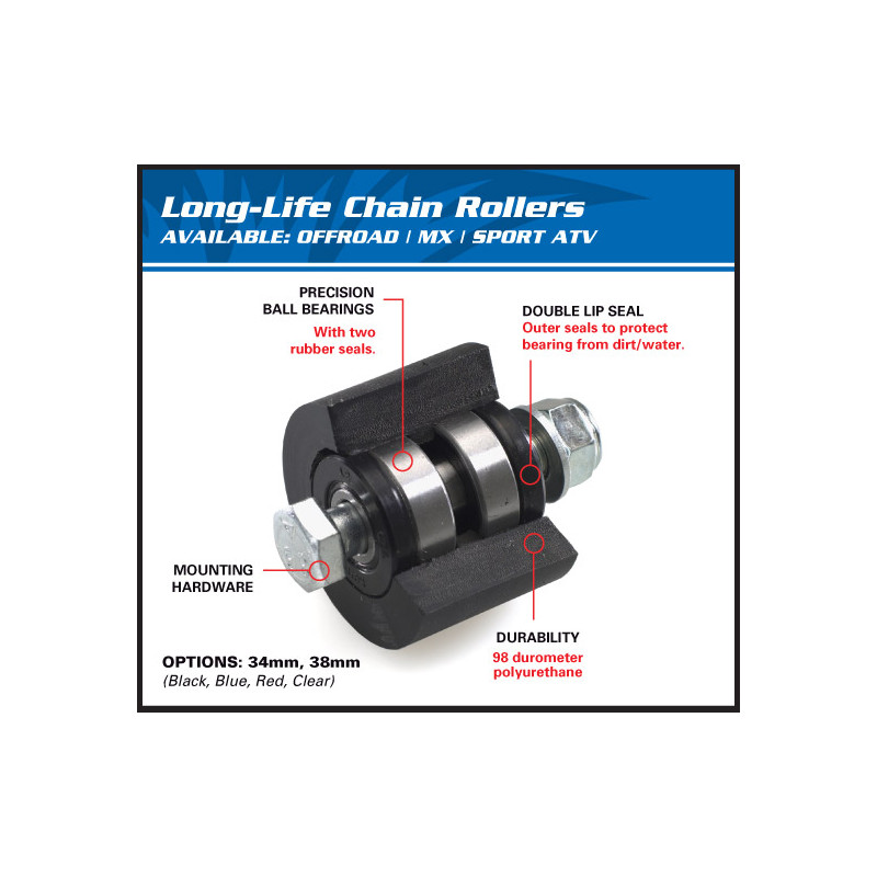 Roulette de Chaine Racing All Balls Inférieur 700 Raptor Yamaha