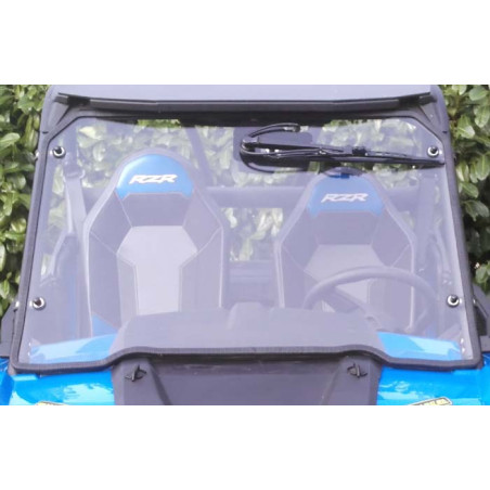Pare Brise Polycarbonate + Essuie Glace 180°+ Lave Glace RZR 570 Polaris fabrication française