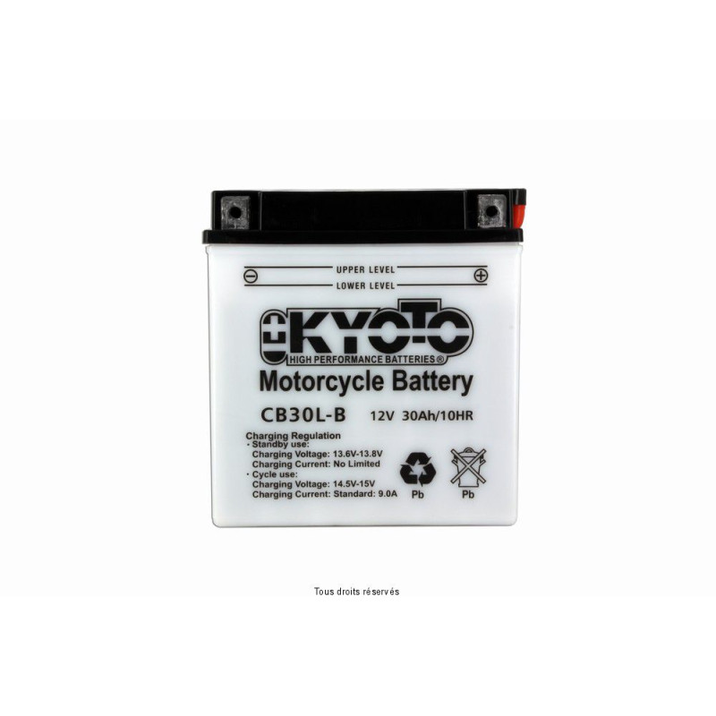 Batterie YB30L-B avec entretien avec pack acide RZRS 1000 Polaris Batterie YB30L-B avec entretien avec pack acide RZRS 1000 Polaris