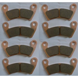 Kit Plaquettes de Frein Avant et Arrière RZR 570 Polaris Bendix