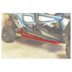 Protections Latérales Acier Rouge RZR 1000 4 Places Polaris