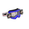 Masque Cross Enduro Progrip 3208 roll off Bleu