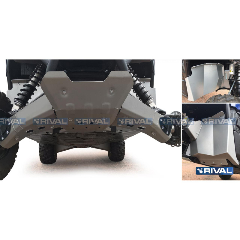 Kit Protection Aluminium Complet RIVAL 700 Wolverine Yamaha 2015 et plus Port Offert