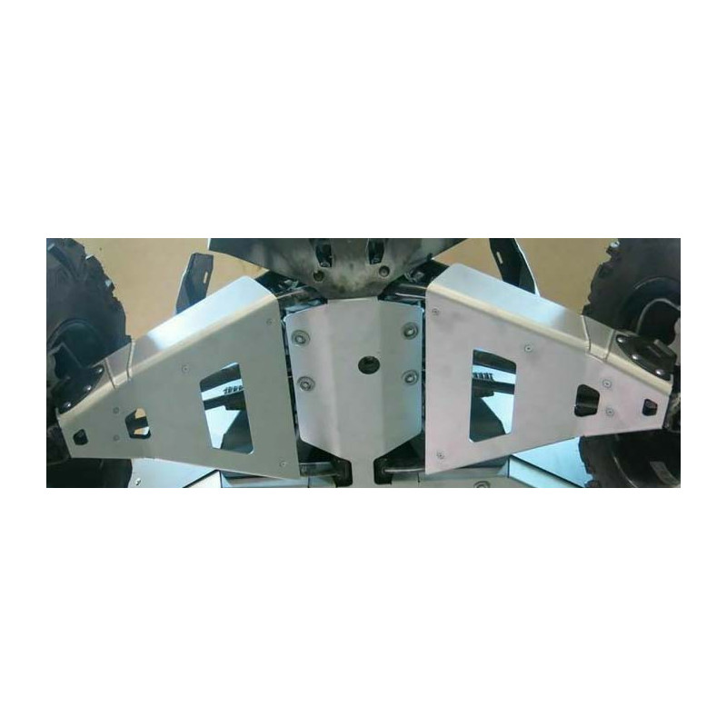 Protections triangles Avant Aluminium Maverick X3  XRS Can-Am Mac-Extrem