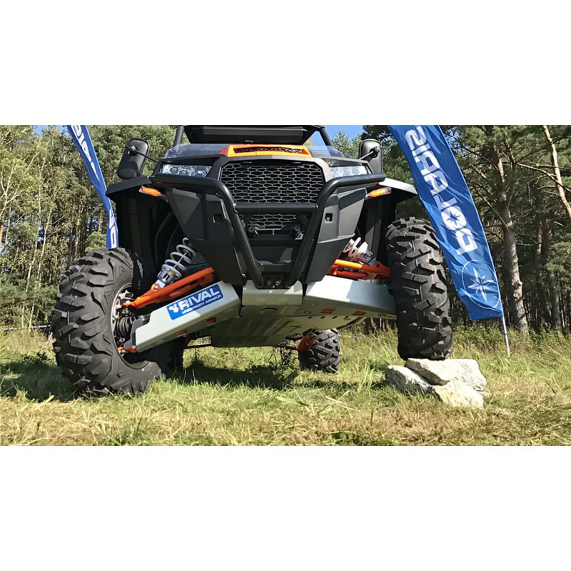 Kit protection de triangles avant Aluminium RIVAL RZR 1000 XP Polaris 2016 et plus Port Offert
