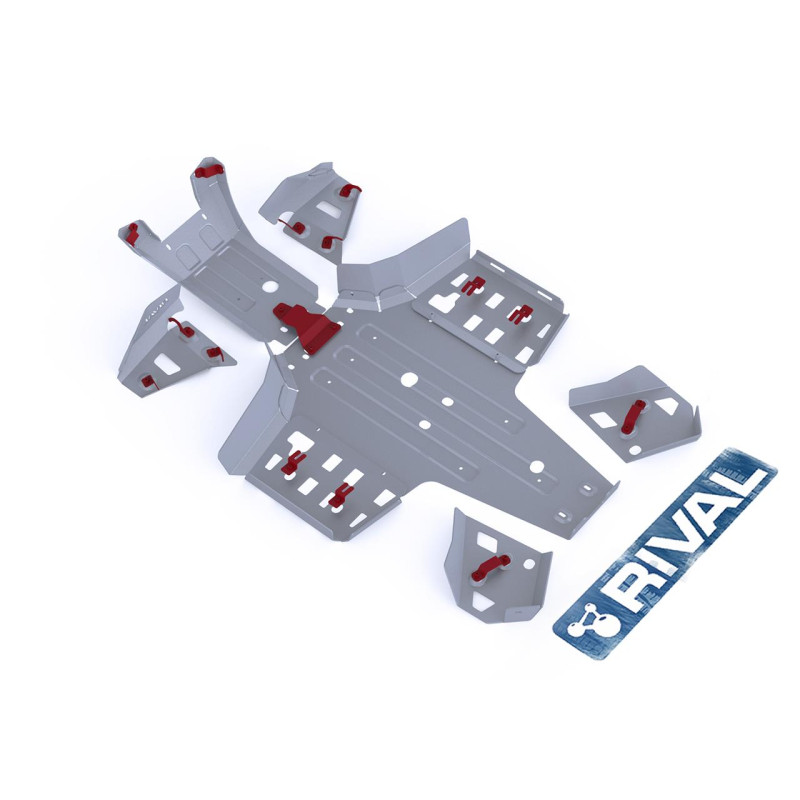 Kit Protection Aluminium Complet RIVAL 700 Grizzly Yamaha 2016 et plus