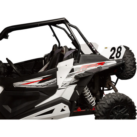 Plaque Numéro Blanche RZR 1000 Turbo Polaris