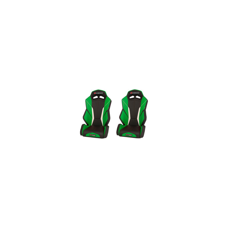 Lot de 2 Sièges Baquet Torque V2 Beard Noir Vert