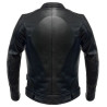 Blouson cuir VINTAGE LADY noir S-LINE Moto Route