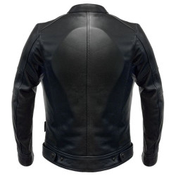 Blouson cuir VINTAGE LADY noir S-LINE Moto Route
