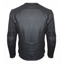 Blouson Cuir Racing Perforé BLACK SERIES Homme S-LINE Moto Route