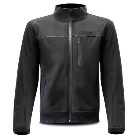 Blouson Moto Softshell Noir Protections CE S-LINE Moto Route