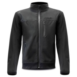 Blouson Moto Softshell Noir Protections CE S-LINE Moto Route