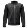 Blouson Moto Softshell Noir Protections CE S-LINE Moto Route
