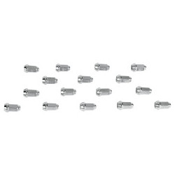 Lot de 16 écrous Chrome Conique 60° 10x1.25