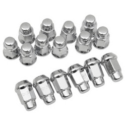 Lot de 16 écrous Chrome Conique 60° 12x1.25