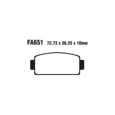 Plaquette de Frein Arrière ZFORCE 800 CF MOTO