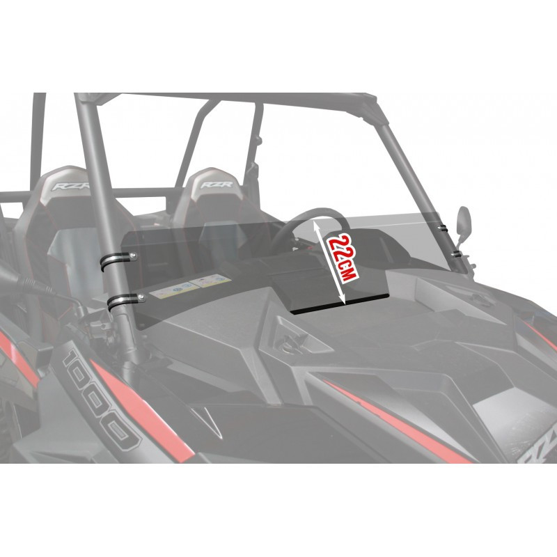Demi Pare Brise Polycarbonate 15cm XRW RZR 1000 XP POLARIS 2019 et +
