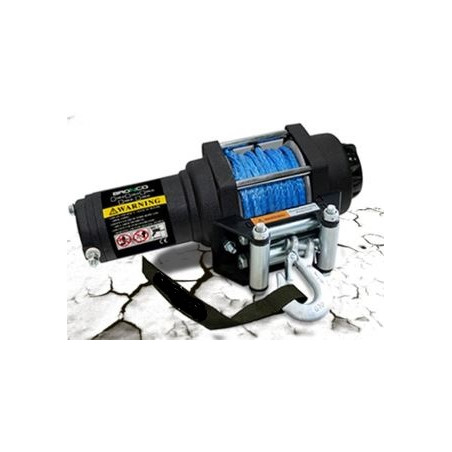 Treuil 4500 Câble Synthétique 15.5m Capacité 2040kg Avec Commande à Distance