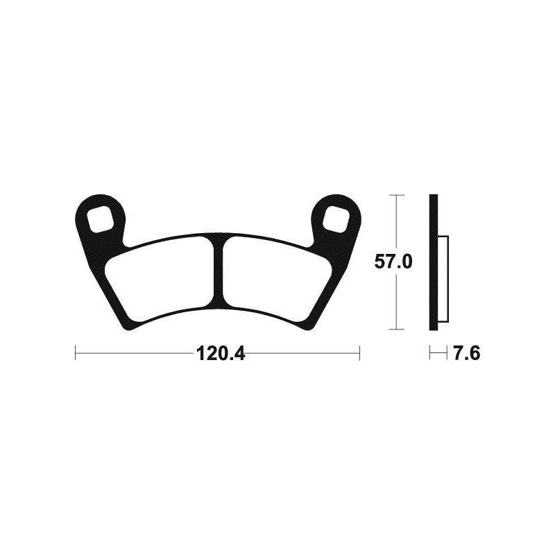Plaquettes de Frein Métal Fritté Avant RZR RS1 Polaris Plaquettes de Frein Métal Fritté Avant RZR RS1 Polaris
