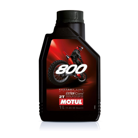 Huile Motul 800 Factory Line Off Road 2 Temps 1 Litre
